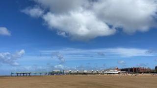 Pier and beach