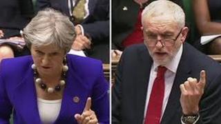 Theresa May and Jeremy Corbyn