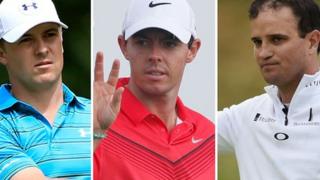 Jordan Spieth, Rory McIlroy and Zach Johnson