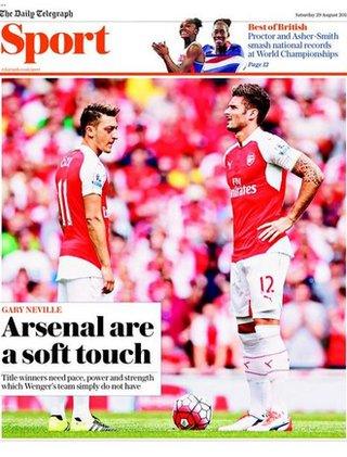 Daily Telegraph back page