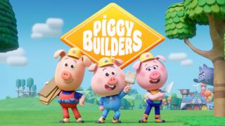 The Piggies from Piggy Builder on CBeebies.