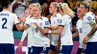 England celebrate