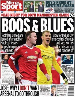 Daily Mirror backpage