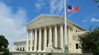 The Supreme Court building in Washington