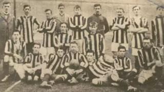 William Manning (back row, far right) was part of the Antrim team that reach two All Ireland finals