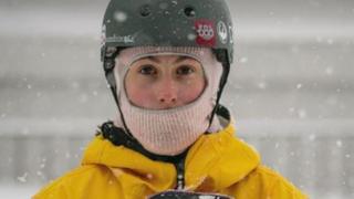 Snowboarder Mia Brookes