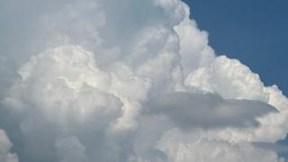 A large shower cloud