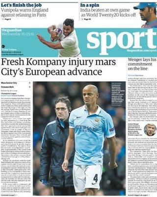 Guardian back page