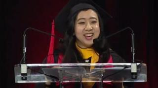 Yang Shuping was criticised by social media users in China after her US graduation speech.