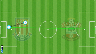 Stoke goalkeeper Asmir Begovic scored from 97.5 yards against Southampton after 13 seconds