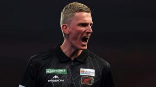 Wessel Nijman roars in celebration