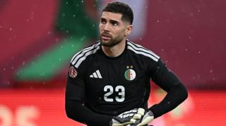 Algeria goalkeeper Luca Zidane