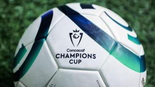 A picture of the official ball for the Concacaf Champions Cup