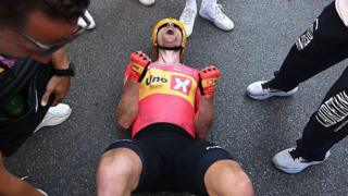 Fredrik Dversnes celebrates