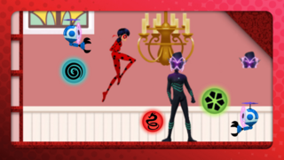 Ladybug is playing a platforming game