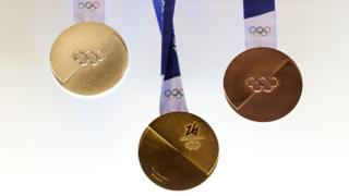 The Olympic medals for the Winter Olympics 2026