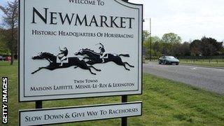 Newmarket is the headquarters of British Flat racing