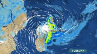 Cyclone Enawo forecast for Tuesday