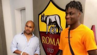 Mbunya Alemanji signs for Roma