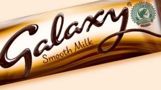 Galaxy chocloate bar