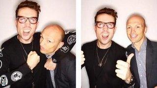 Nick Grimshaw and Matt Dawson