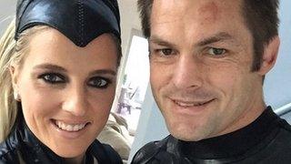 Gemma Flynn and Richie McCaw