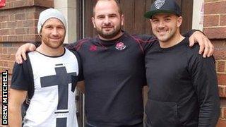 Matt Giteau, Drew Mitchell and Levan Chilachava