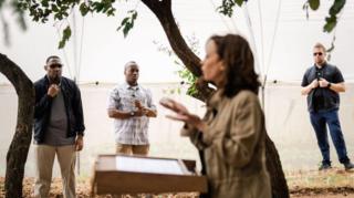 Why has Kamala Harris' Secret Service detail been withdrawn? - BBC News