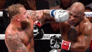 Mike Tyson vs Jake Paul: Mike Tyson beaten by Jake Paul on points in