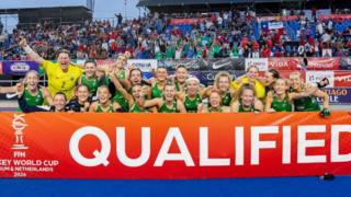 Ireland players celebrate