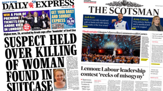 Scottish Daily Express and the Scotsman