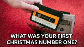 Mixtape on red background.