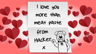 A Valentine's Day card