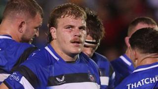 Archie Griffin takes a breather for Bath