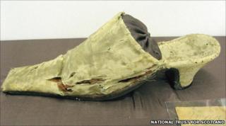 centuries-old-slipper-found-on-canna-is-preserved-bbc-news