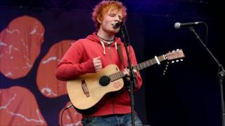 Ed Sheeran does naked photo shoot for Aids charity - BBC News