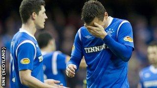 Dejection for Rangers' Lee McCulloch