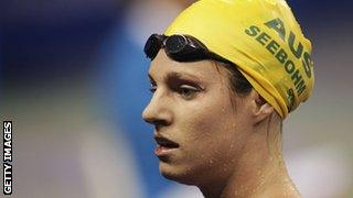 Emily Seebohm could only manage a fourth place at the World Championships