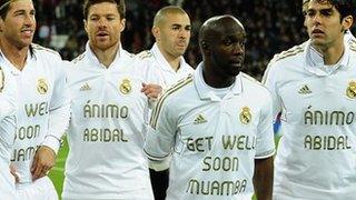 Real Madrid Muamba tribute