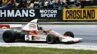 Emerson Fittipaldi in the McLaren