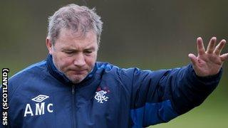 Rangers manager Ally McCoist