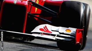 Ferrari front wing