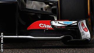 Sauber front wing