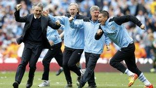 Manchester City's coaching staff