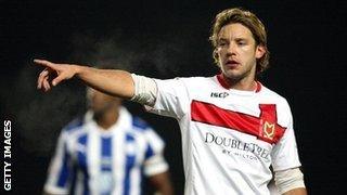 MK Dons striker Alan Smith