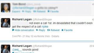 Richard Logan's tweet