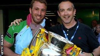 Chris Robshaw and Conor O'Shea