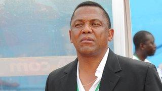 Namibia coach Bernard Kaanjuka