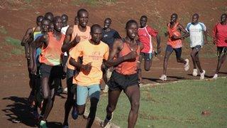 Kenyan runners