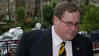 Annan Athletic chairman Henry McClelland